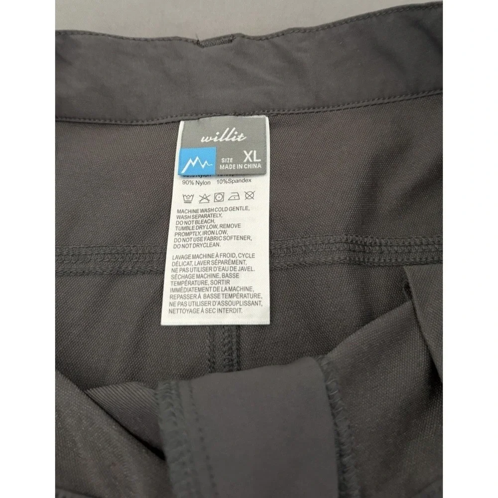 Willit Shorts Womens XL Gray UPF‎ 50 Sun Protection Hiking Outdoors Camping NWT
